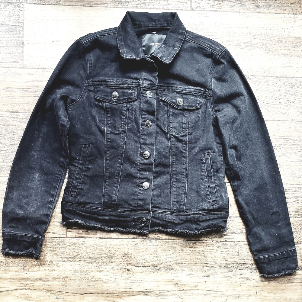 Nine West Collection Indigo Denim Jeans Jacket